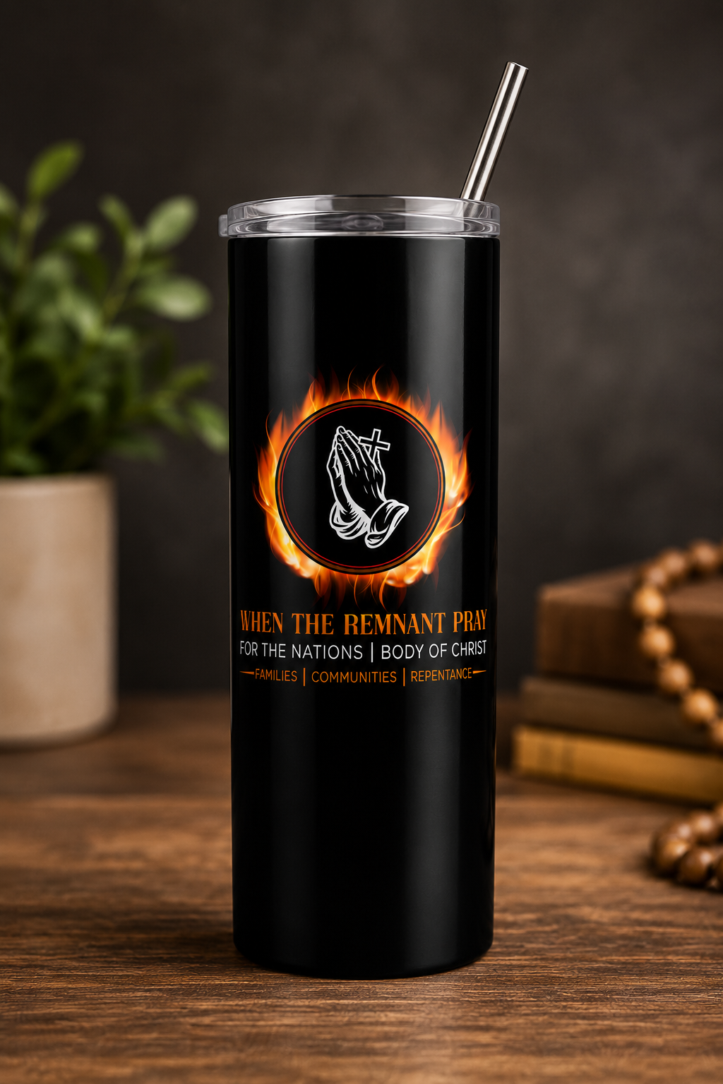 When The Remnant Pray 20 oz Tumbler
