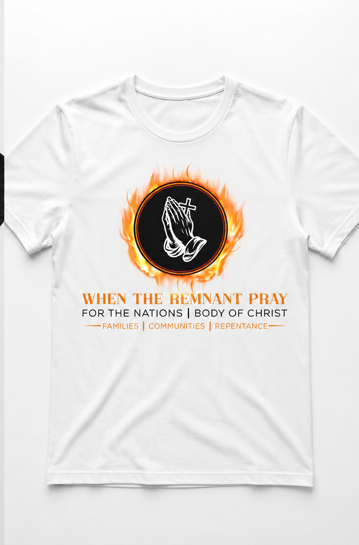 When The Remnant Pray Crew Neck T-Shirt